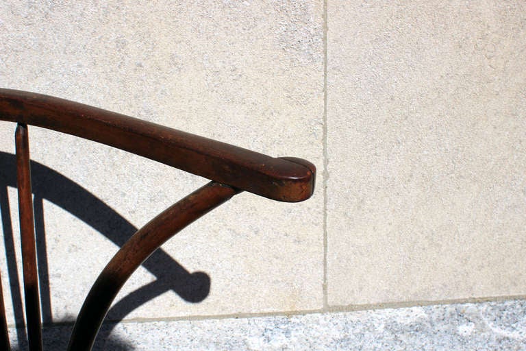 Windsor Arm Chair with Exaggerated Height to Back, England 4