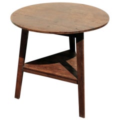 Antique English Cricket Table, circa 1800