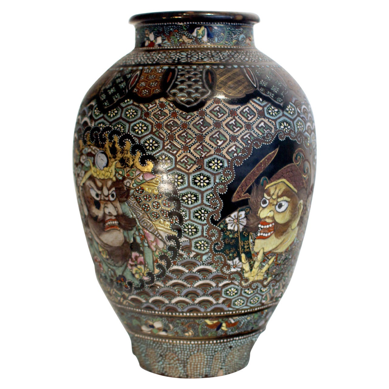 Japanese Vase, circa 1900 For Sale