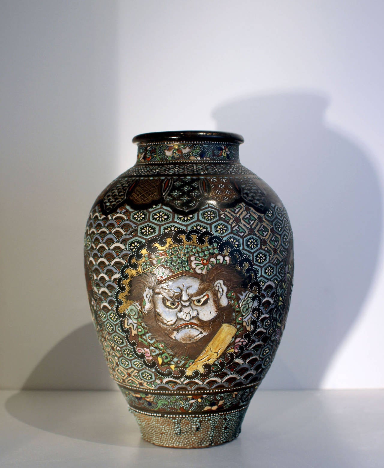 Japanese Vase, circa 1900 In Excellent Condition For Sale In Philadelphia, PA