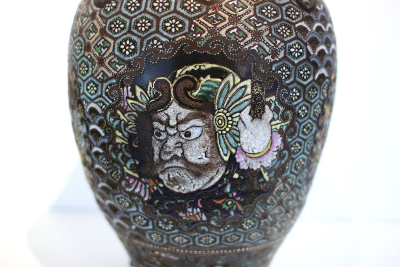 Early 20th Century Japanese Vase, circa 1900 For Sale