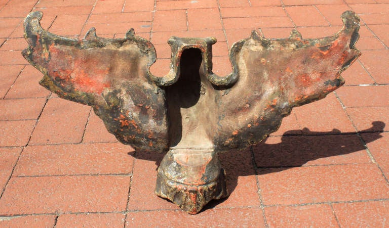 Cast Iron Owl, Late 19th Century For Sale 1
