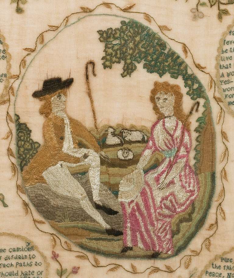 Important Philadelphia Sampler dated 1792
