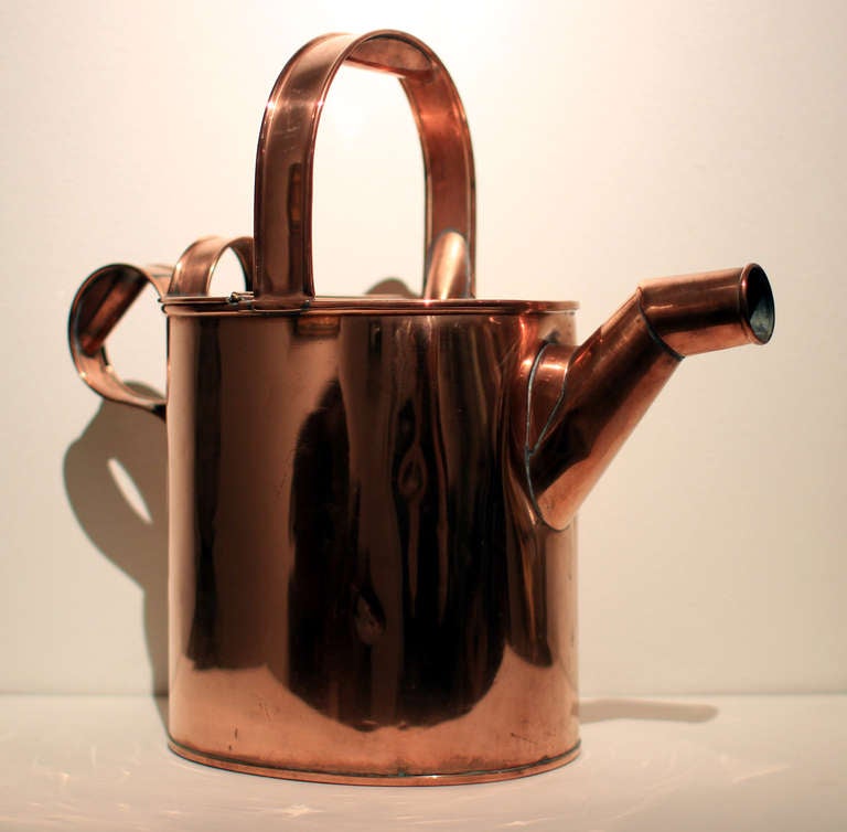 British Copper and Brass Watering Cans, 19th Century