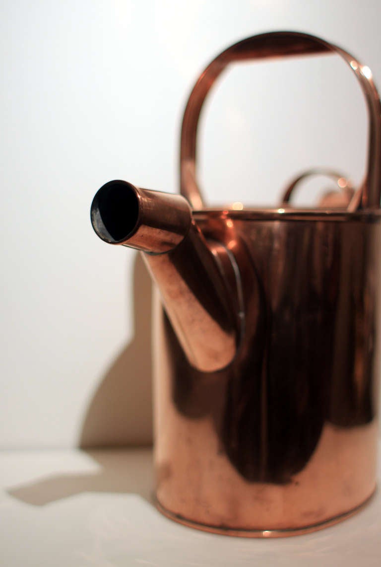 Copper and Brass Watering Cans, 19th Century In Excellent Condition In Philadelphia, PA