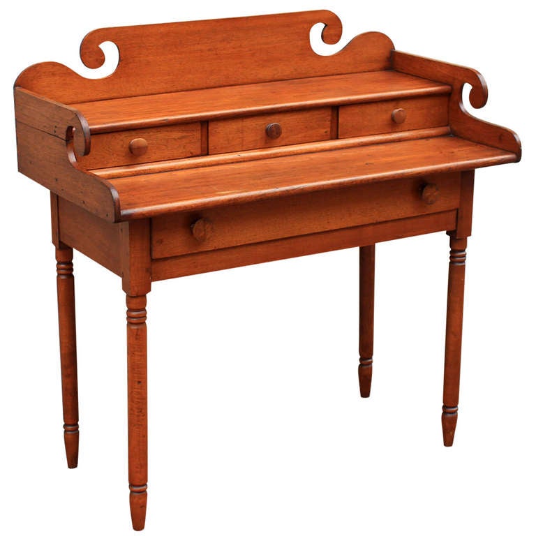 New England Writing Desk, 19th Century For Sale