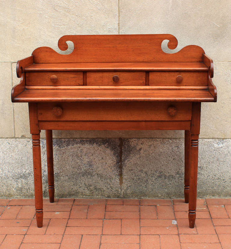 Country New England Writing Desk, 19th Century For Sale