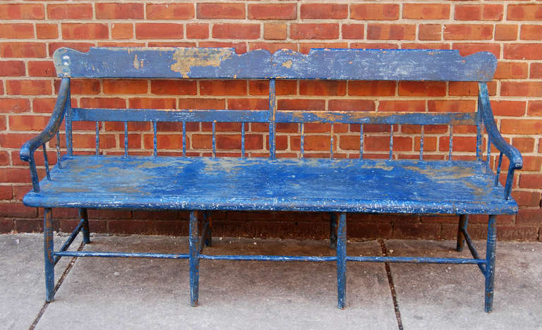 Mid 19th Century Painted Settee