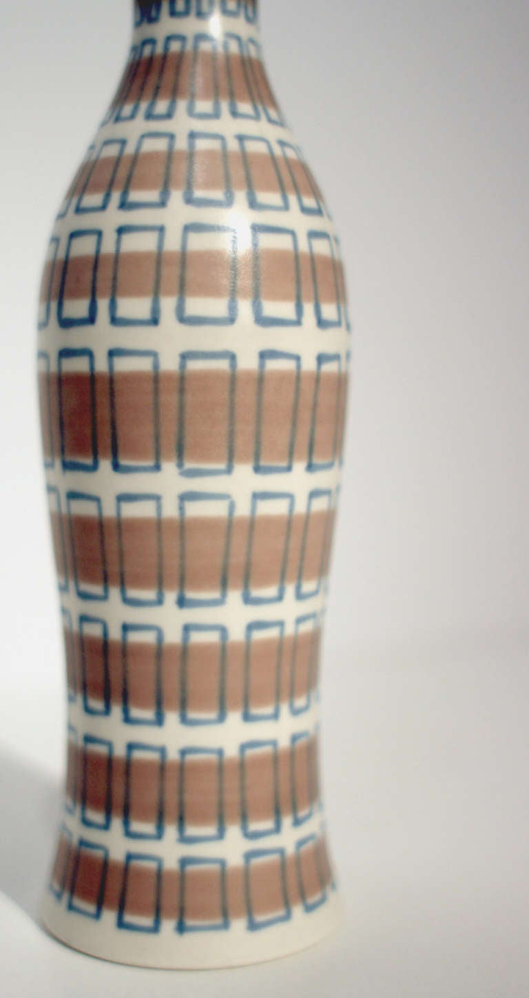 Mid-Century Modern 1950s Freeform Poole Pottery Vase
