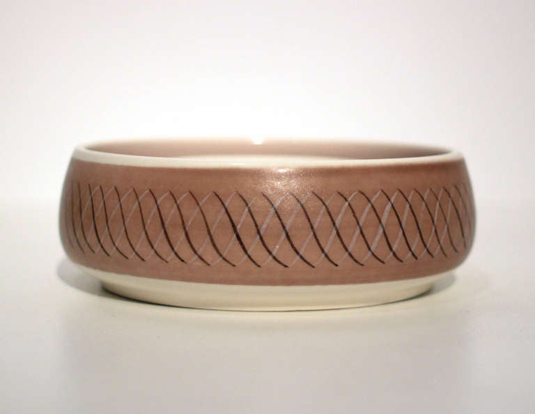 1950s Poole Pottery Flower Ring