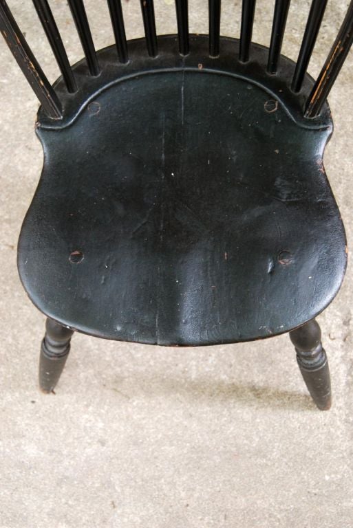 American Bow-Back Windsor Side Chair, circa 1780 For Sale 1
