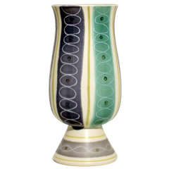 1950s Freeform Poole Pottery Vase