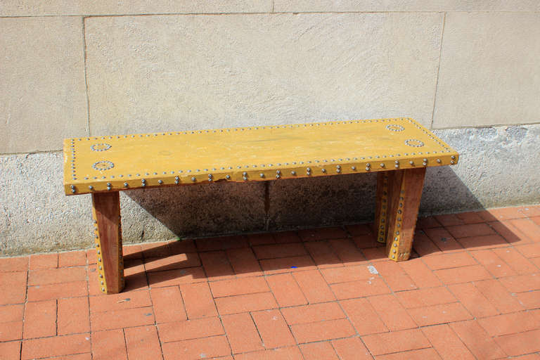 Painted Bench In Excellent Condition In Philadelphia, PA