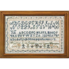 1824 Massachusetts Sampler