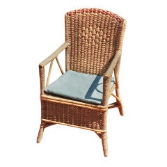 Early 20th Century American Wicker Child's Armchair