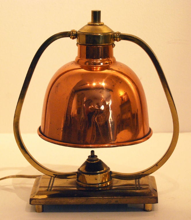 Small Arts & Crafts Period Lamp