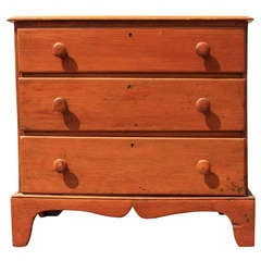 Antique Small Chest of Drawers - American mid 19th Century