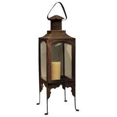 Tall 19th Century Anglo-Indian Candle Lantern