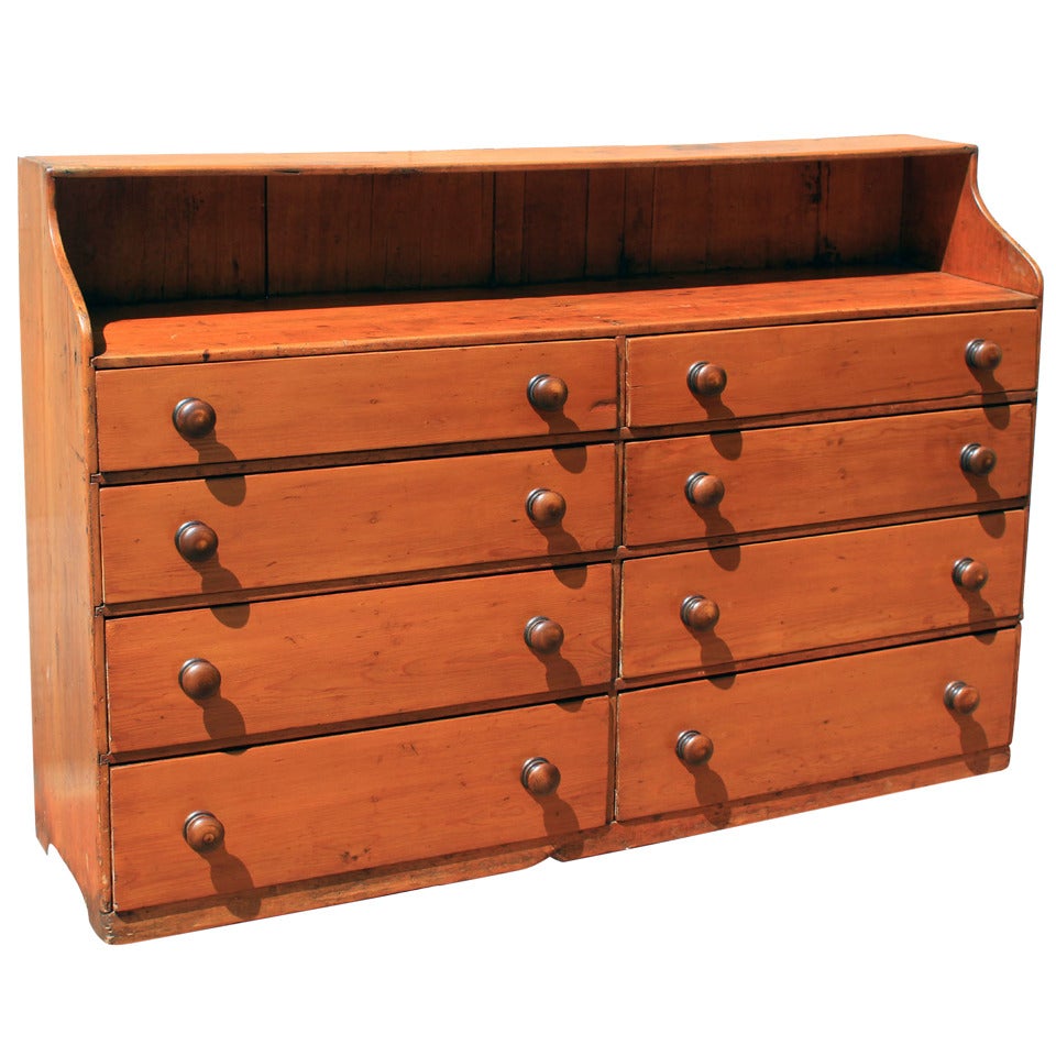 American Long Leaf Pine Double Chest, circa 1850