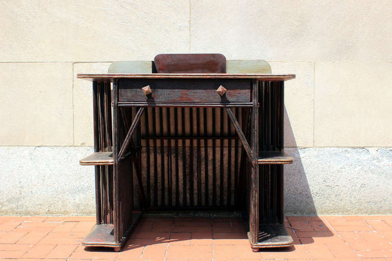American Early 20th Century Rustic Desk