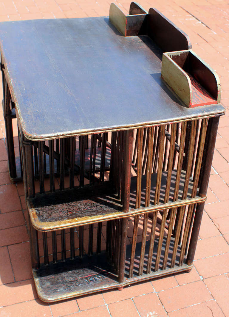 Early 20th Century Rustic Desk In Excellent Condition In Philadelphia, PA