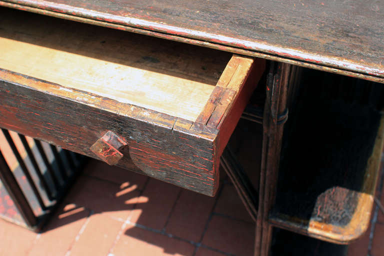 Early 20th Century Rustic Desk 2