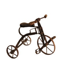 Antique Miniature Iron Tricycle