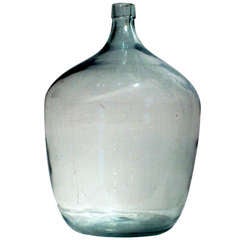 Large Blown Glass Demijohn 19th century