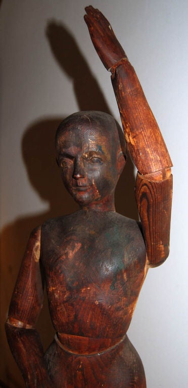 American Outstanding and Large Turn-of-the-Century Artist Figure, Phila.