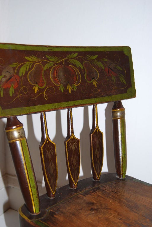 Rare Sewing Chair with Work Drawer, circa 1840, Pennsylvania 1