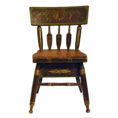 Rare Sewing Chair with Work Drawer, circa 1840, Pennsylvania