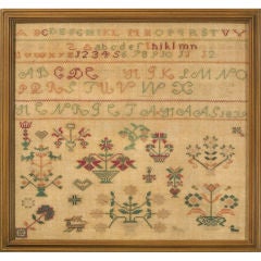 Fine Pennsylvania German Sampler, 1839