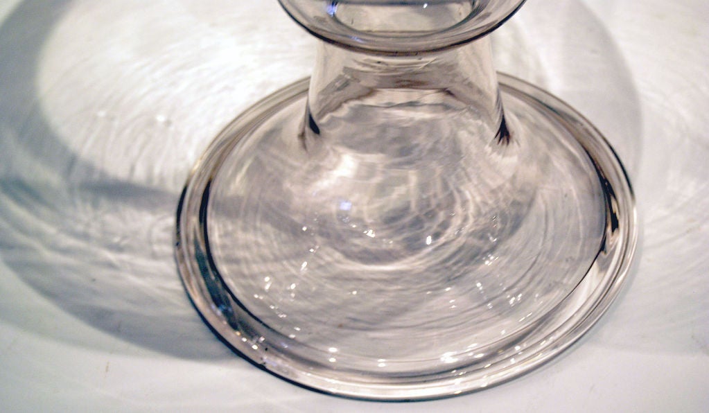 Enormous mid 19th century Blown Glass Fishbowl 3