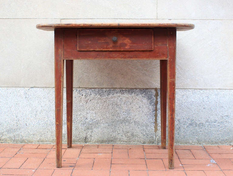 American New England Painted Server Table, circa 1825