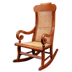 Mid 19th Century Child's Maple Rocker