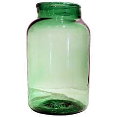 Large Blown Glass Jar - European c. 1890
