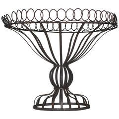 Metal Footed Basket