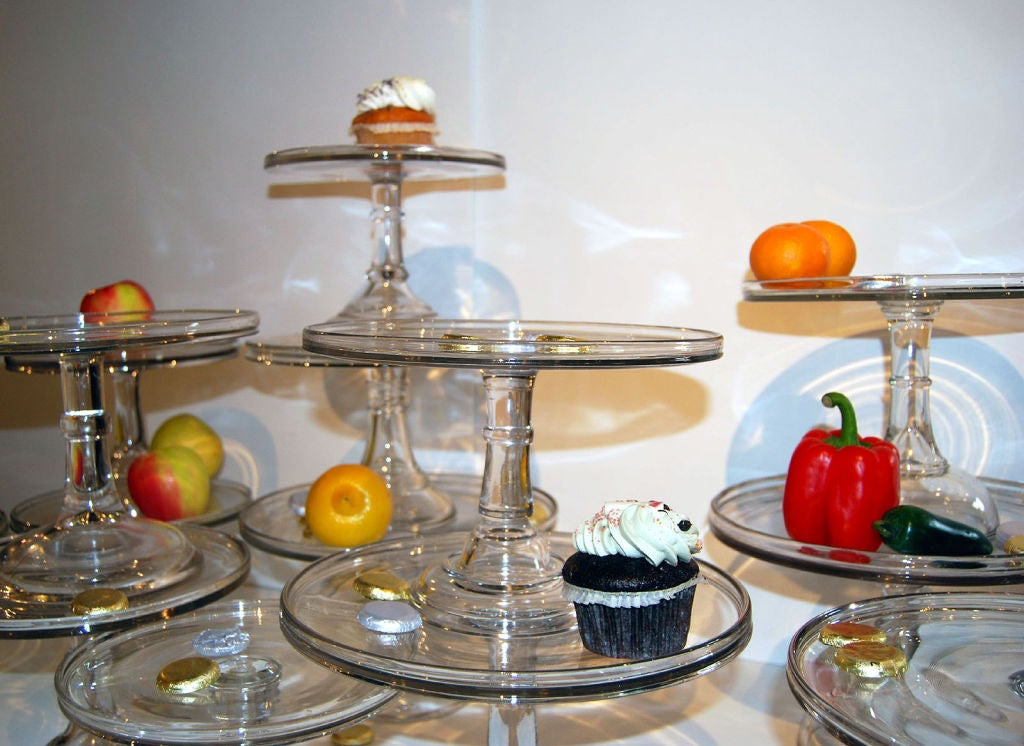 American 15 Glass Cake Stands