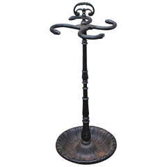 Umbrella Stand with Snake Heads