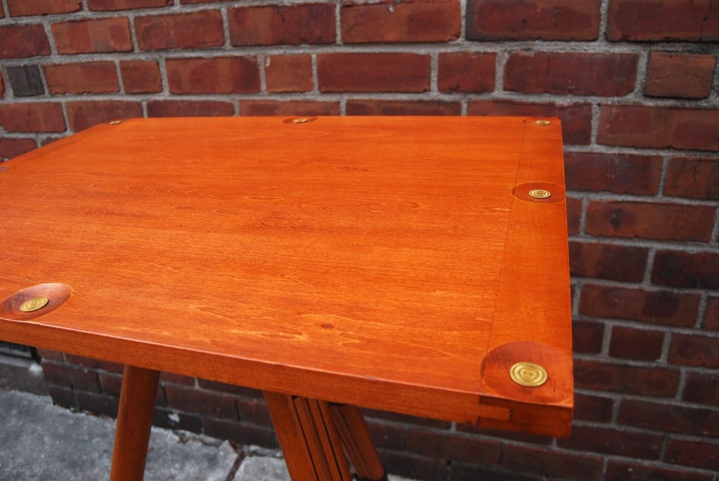 American Pair Mid-Century Surveyors Tables: Amherst College Geology Dept
