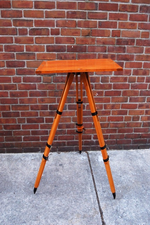 Pair Mid-Century Surveyors Tables: Amherst College Geology Dept In Excellent Condition In Philadelphia, PA
