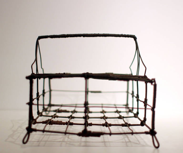 19th Century Wire Glass Carrier For Sale 3