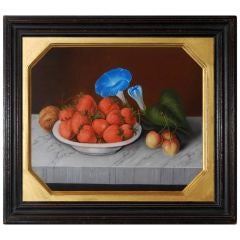 Excellent 19th Century American Pastel Still Life