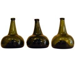 Onion Bottles circa 1740