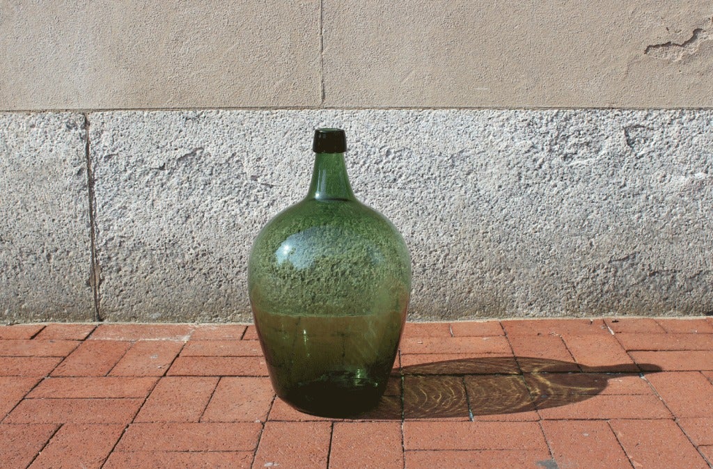 American Blown Glass Demijohn Bottle, circa 1850