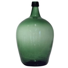 Blown Glass Demijohn Bottle, circa 1850