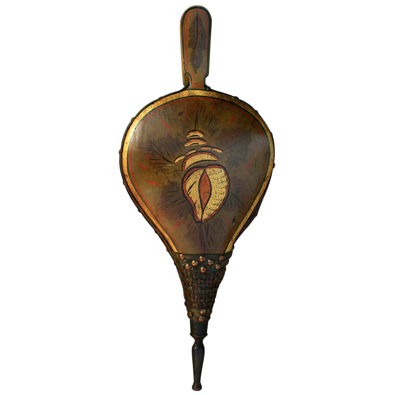 American Painted Turtleback Bellows For Sale at 1stDibs