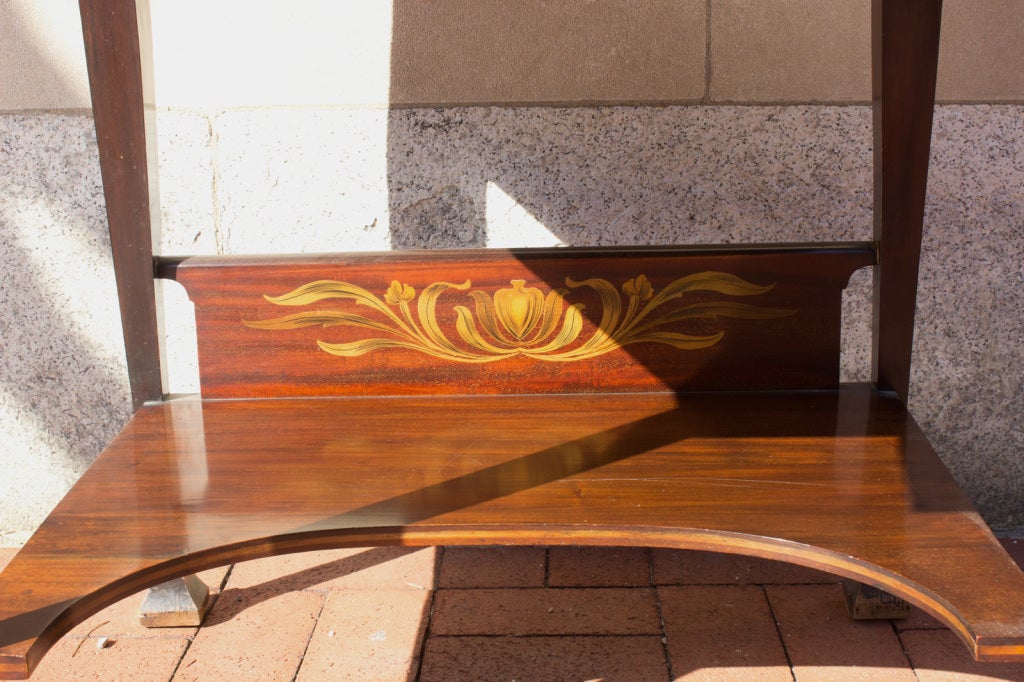 English Art Nouveau Fall-front Desk 1