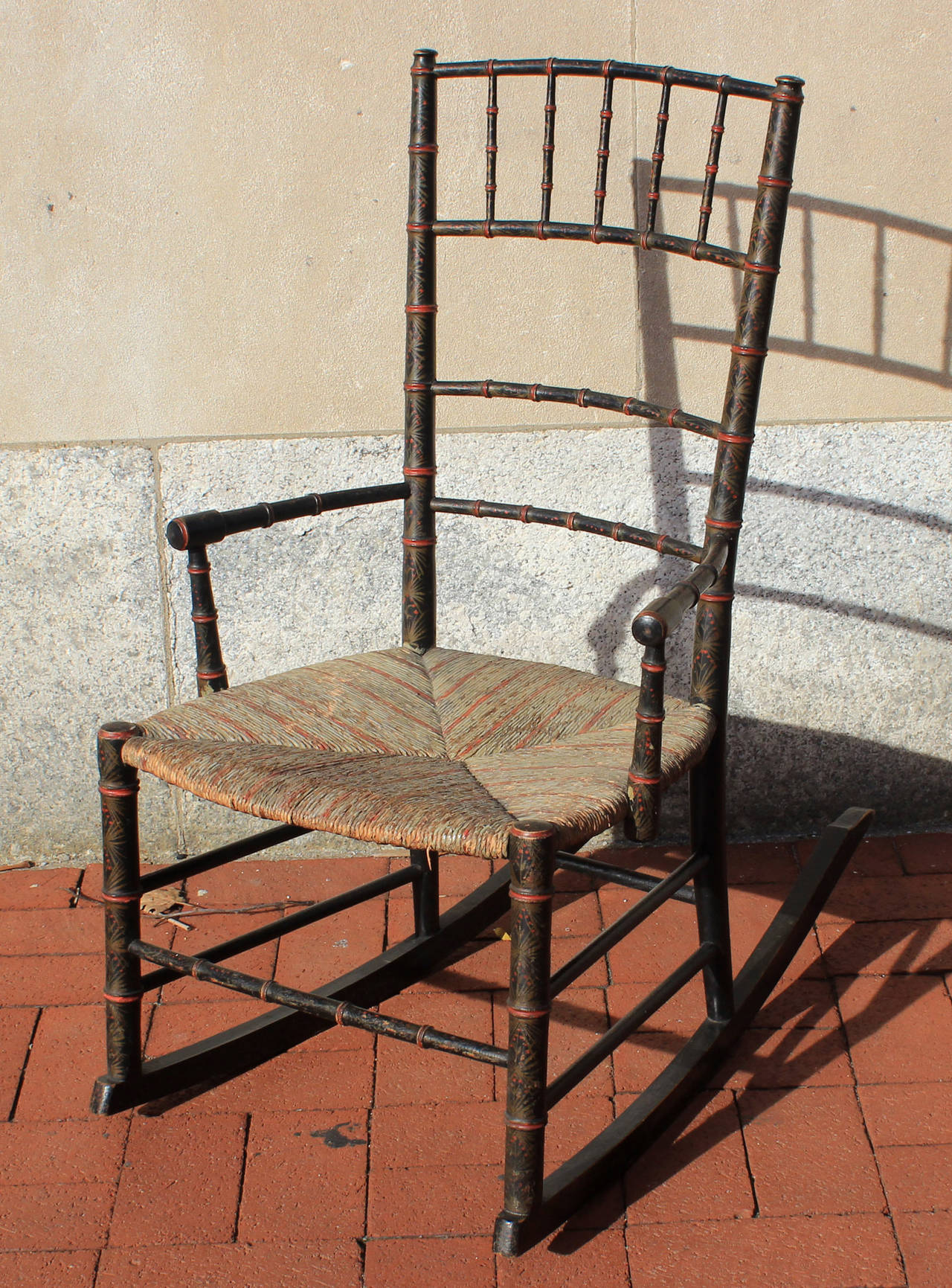 19th Century Southern Painted Rocker