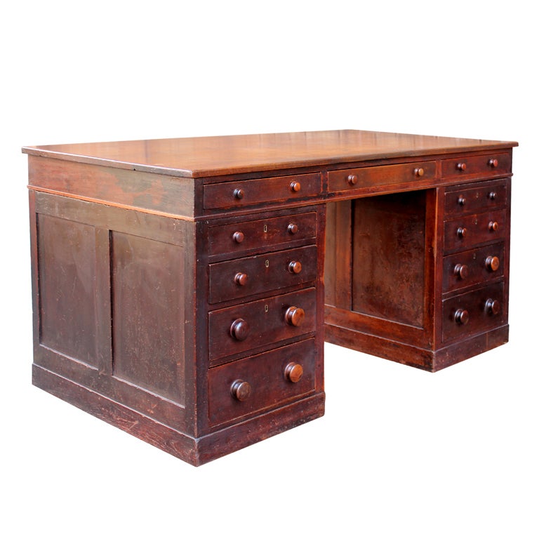 Walnut Partners Desk, Boston, circa 1840
